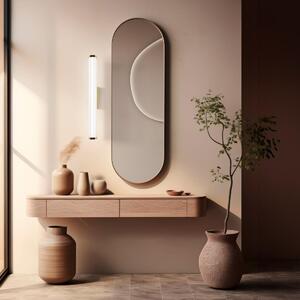 Applique LED da specchio VENA oro-bianca 12W, luce regolabile (calda / fredda / neutra) 1657 lm, acrilico, dimensioni: 11,5 x 61 x 12 cm, IP44, Light Prestige