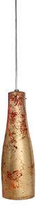 Lampada a sospensione moderna BOTTLE - 1xE27, 60W, rosso/oro