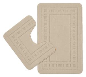 Set di tappetini per il bagno marrone chiaro 2 pz per WC 50x80 cm Armoni – Catherine Lansfield