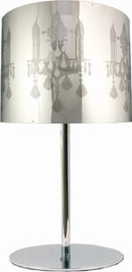 Lampada da tavolo ARKAS cromata 1xE27x60W in metallo, dimensioni: 51x25x25 cm, IP20, Candellux