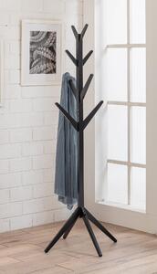 Appendiabiti in Legno 45x45x176 cm Arrow Nero