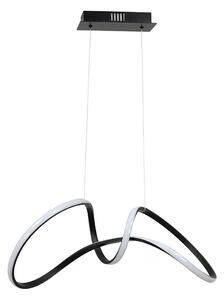 Lampadario a soffitto a sospensione nero Milagro TESORO 48W LED