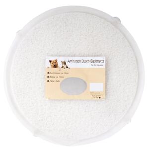 Tappetino da doccia e da bagno per animali domestici 50 cm rotondo cane gatto pulizia cura accessori