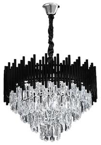 Lampada Cristal G063-CP 50cm BLACK