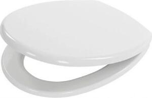 Sedile WC Ramm compatibile con Cersanit Delfi, realizzato in duroplast antibatterico, con cerniera in metallo