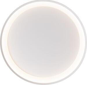 Plafoniera LED rotonda TORNADO bianca 40W, bianco caldo, 3440 lm, metallo, dimensioni: 6,5 x 48 x 48 cm, IP20, Maxlight