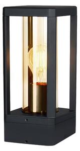 Lampada da giardino a stelo nera 1xE27 60W Cissus Candellux