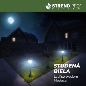 Lampada Strend Pro Garden, catena, recinzione da giardino, 2x lampada solare, 1x LED, 16,5x16,5x71,5 cm