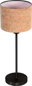 Anne Lighting - lampada da tavolo - Noor - naturale nero - metallo tessile - lampada da comodino - E27 - 4422ZW