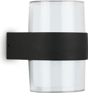 TELEFUNKEN - Lampada da esterno a LED IP44, Lampada da esterno a LED, 4000K bianco neutro, nero, 130x95x105 mm (LxWxH)