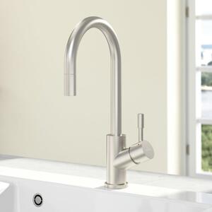 Villeroy & Boch Umbrella - Miscelatore per lavello con bocca estraibile, acciaio inox 925400LC