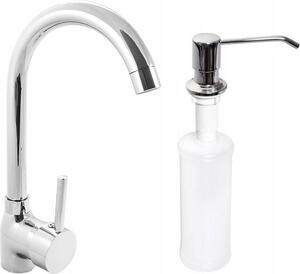 Granitan | KUCHNIA - Rubinetto da cucina - Orientabile a 360° - Cromo - Ottone - Carica in Vetroceramica