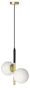 Candellux nero - oro E14 DUO lampada a sospensione 32-01269