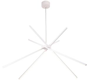 Lampadario a LED SPIDER bianco 33 W, bianco caldo, 2152 lm, metallo, dimensioni: 200 x 114 x 51,5 cm, IP20, Maxlight