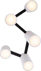 Faretto spot LAXER bianco 5xGU10x10W in metallo, dimensioni: 28x70x70 cm, IP20, Maxlight