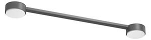 Lampada da soffitto DROP LINE nera 2xGX53x9W in metallo, dimensioni: 3x60x8 cm, IP20, Brosline