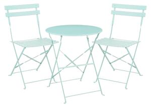 Mica Decorations Laurence set bistrot - set di 3 - metallo - verde chiaro