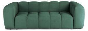 Divano verde con rivestimento in velluto 225 cm Cube – Bonami Selection