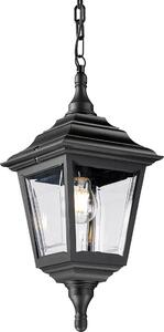 Lampada a sospensione da esterno nera E27 60W Kerry Elstead