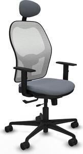 Sedia da ufficio con poggiatesta Jorquera Piqueras y Crespo 1D036N1 Grigio