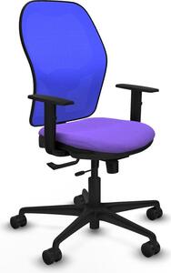 Sedia da ufficio Jorquera Piqueras y Crespo, modello 1D036N0, colore lilla