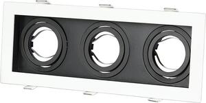 Faretto LED V-TAC - Luce da incasso - GU10 - IP20 - Bianco + nero