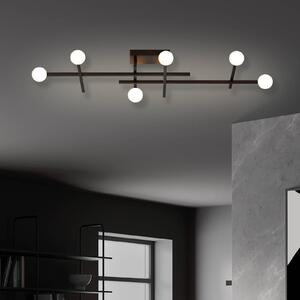 BOPP Plafoniera a LED Cross, dimmerabile, Nero, Soggiorno / Sala da pranzo, Alluminio, Moderno, Plafoniera LED