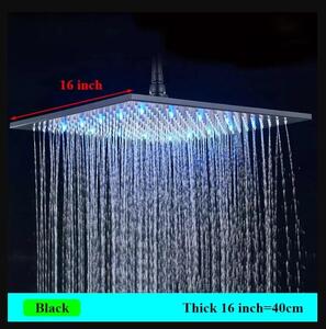 Miscelatore per lavabo da bagno - Rubinetto alto per acqua fredda, 40 cm - Miscelatore monocomando - Acciaio inossidabile - Cartuccia in Vetroceramica - Montaggio a foro singolo - Cromato