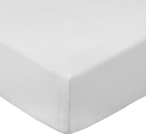 Lenzuolo con angoli bianco in percalle di cotone 90x190 cm Cotton Percale – Bianca
