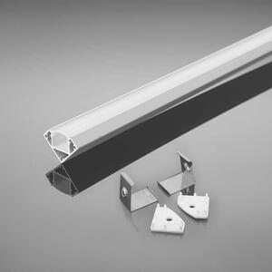 Striscia LED ad angolo - kit di installazione con diffusore - bianco - IP20