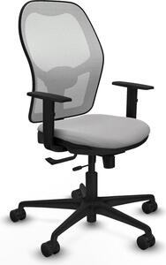 Sedia da ufficio Jorquera Piqueras y Crespo, modello 1D036N0, colore grigio chiaro