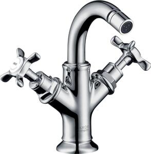Hansgrohe AXOR Mélangeur bidet Montreux 2 poignées, garniture de vidage, 16520000, 16520000