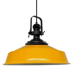 Lampada a sospensione Gelb-Asletl Lampada a sospensione in metallo Ø40 cm, lampada moderna