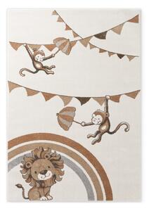 Tappeto per bambini crema 120x170 cm Roar like a Lion Rainbow Party - Villeroy&Boch