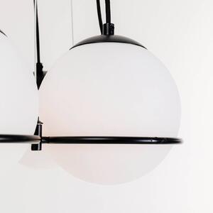 KARE Globes lampada a sospensione in bianco e nero
