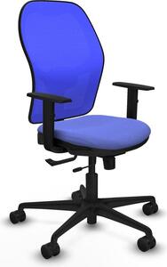 Sedia da ufficio Jorquera Piqueras y Crespo, modello 1D036N0, colore azzurro chiaro