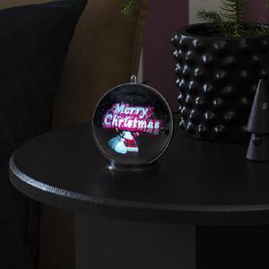 Konstsmide Christmas Sfera ologramma 3D Merry Christmas, 42 LED