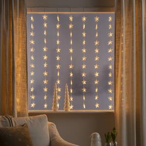 Konstsmide Christmas Tenda luminosa LED stelle 120 luci, ambra