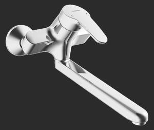 HANSA HANSAMIX Mitigeur de lavabo, saillie 300 mm, chromé, 01692183, 01692183