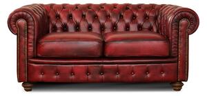 Divano Chesterfield in Pelle Primo Fiore Premium – Iconico, Finiture di Pregio