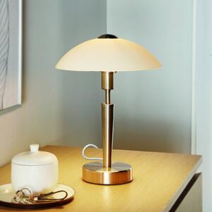 EGLO Lampada da comodino Solo 1, dimmerabile, Soggiorno / Sala da pranzo, Metallo, Moderno, Lampada da tavolo