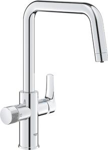 Miscelatore per lavello BLUE PURE EUROSMART Bocca a U cromo cromo