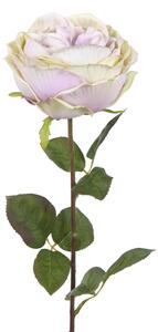 Set 6 Rose Artificiali Cabbage Altezza 49 cm Viola