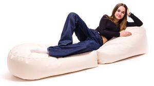 Solaya pouf sacco reversibile in chaise longue