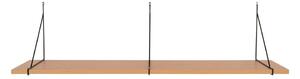 Mensola effetto frassino in colore naturale 120 cm Chiba - House Nordic