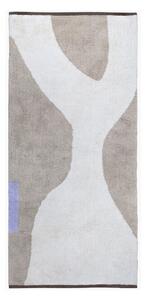 Passatoia in cotone lavabile bianco e beige 70x150 cm Figura - Mette Ditmer Denmark