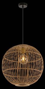 Globo Lampada a sospensione Hildegard in bambù, Ø 40 cm