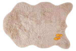Ecopelliccia beige Montone, 180 x 270 cm - Tiseco Home Studio