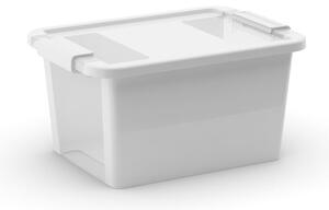 Scatola con coperchio bianca in plastica 36,5x26x19 cm Bi-Box S – KIS