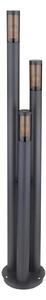 Globo 3159-3SA - Lampada da esterno BOSTON 3xE27/23W/230V IP44